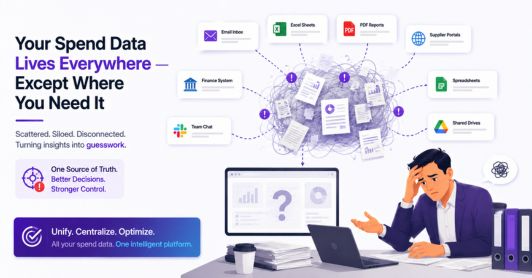 Your Spend Data Lives Everywhere — Except Where You Need It